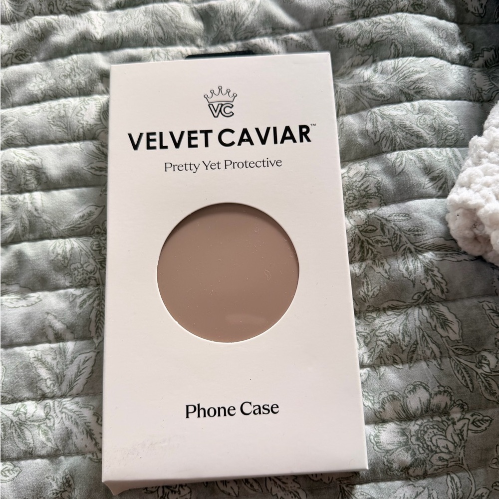Velvet Caviar Beige Phone Case